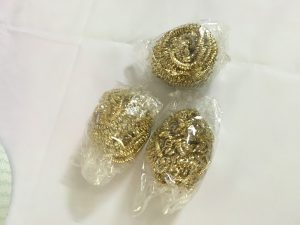 Brass wool Welding nozzle cleaning ball