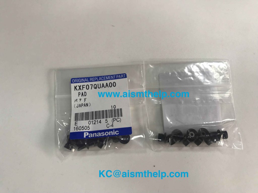PANASONIC KXF07QUAA00 PAD,electronics manufacture service,EMS,PCB assembly,electronic PCB assembly services,fully integrated in line systems,home appliance, Auto insertion,AI spare parts,PTH assembly,THT,put through hole technology,through-hole components,IM (Insertion Mounter),LED insertion,SMT spare parts,surface mount technology,SMT assembly,SMT mounter parts,SMT industry,LED light