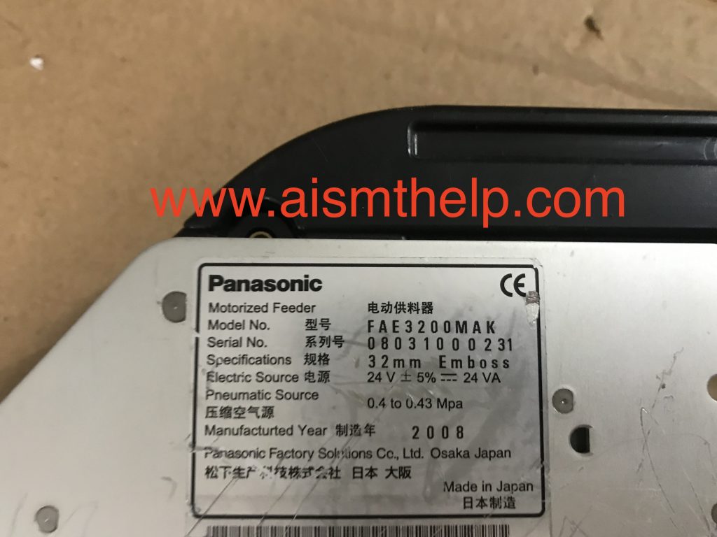 Panasonic Motorized Feeder FAE3200MAk 32MM Emboss 08031000231