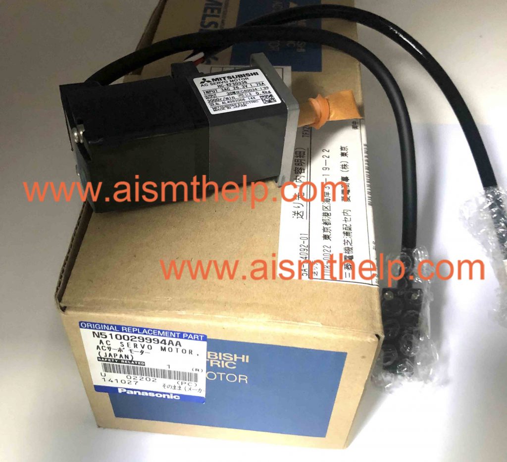 N510029994AA AC SERVO MOTOR MITSUBISHI HC-KFS0336 AL4092006 3AC 26.3V 1.75A 30W