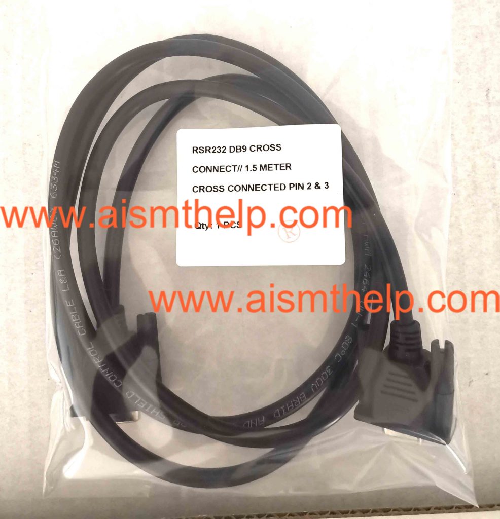 RSR232 DB9 CROSS CONNECT 1.5 METER CROSS CONNECTED PIN 2&3