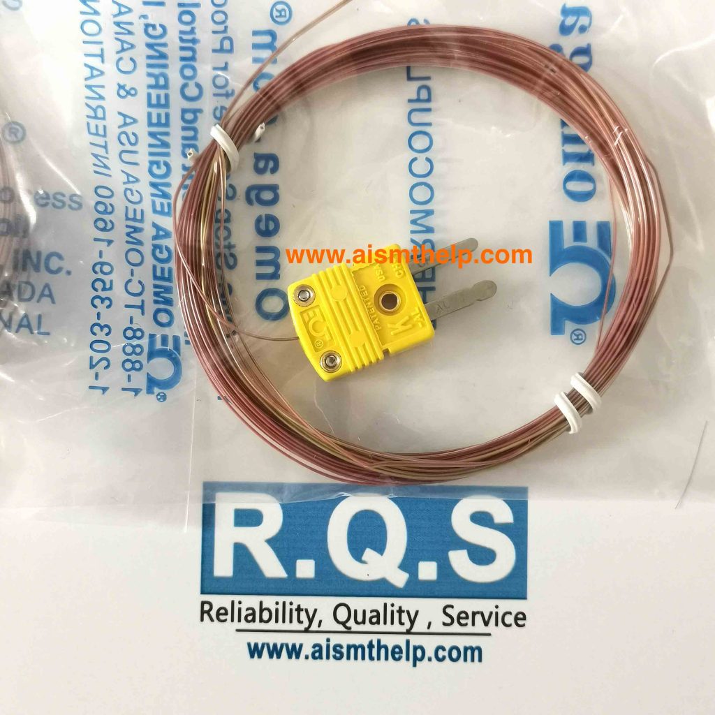 Omega Plug, K-type thermocouples, special temperature measuring wire for profiler / furnace temperature tester