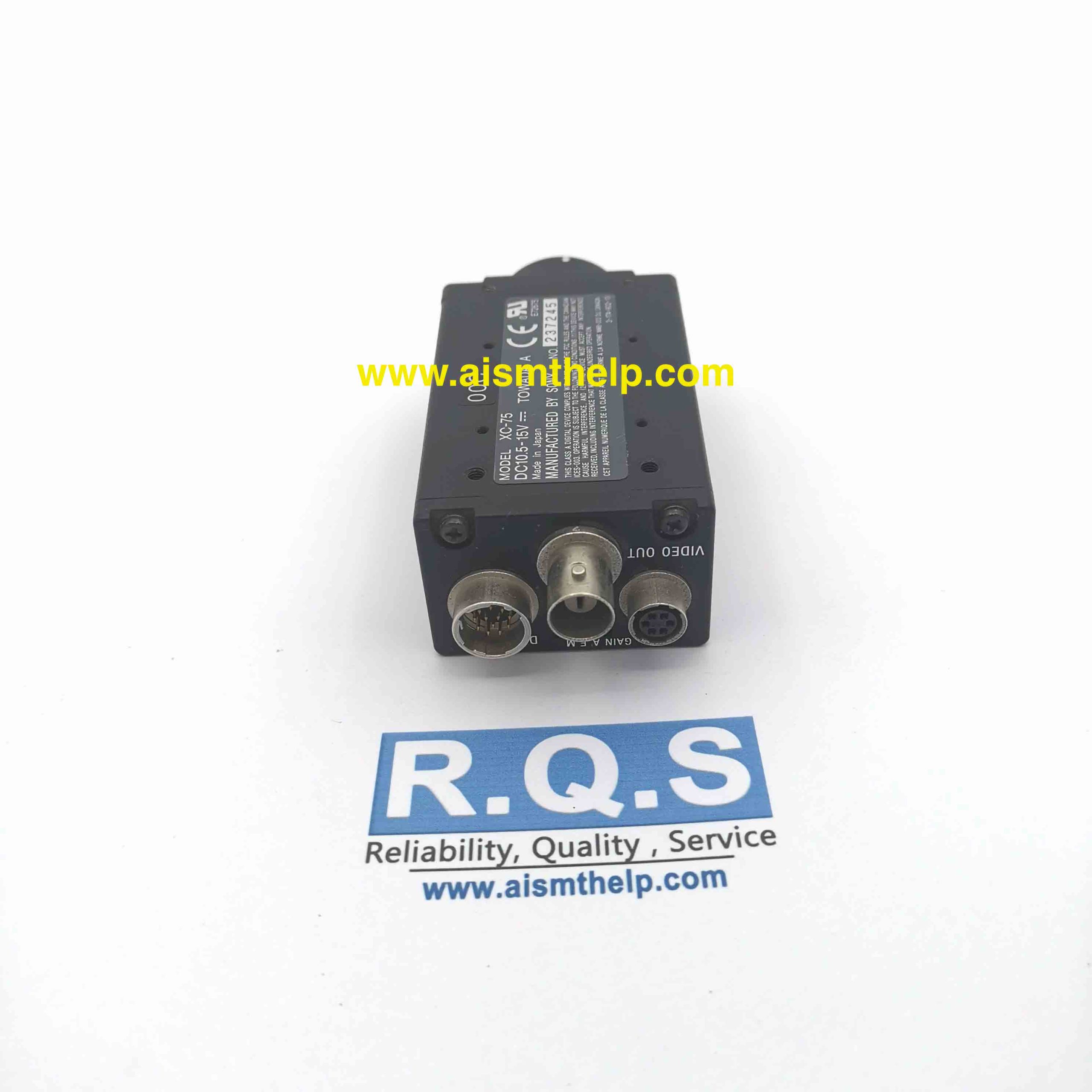 SAMSUNG CP45VF CAMERA | MODEL: XC-75 CCD VIDEO CAMERA MODULE, MANUFACTURED BY SONY , NO.237245,USED TYPE