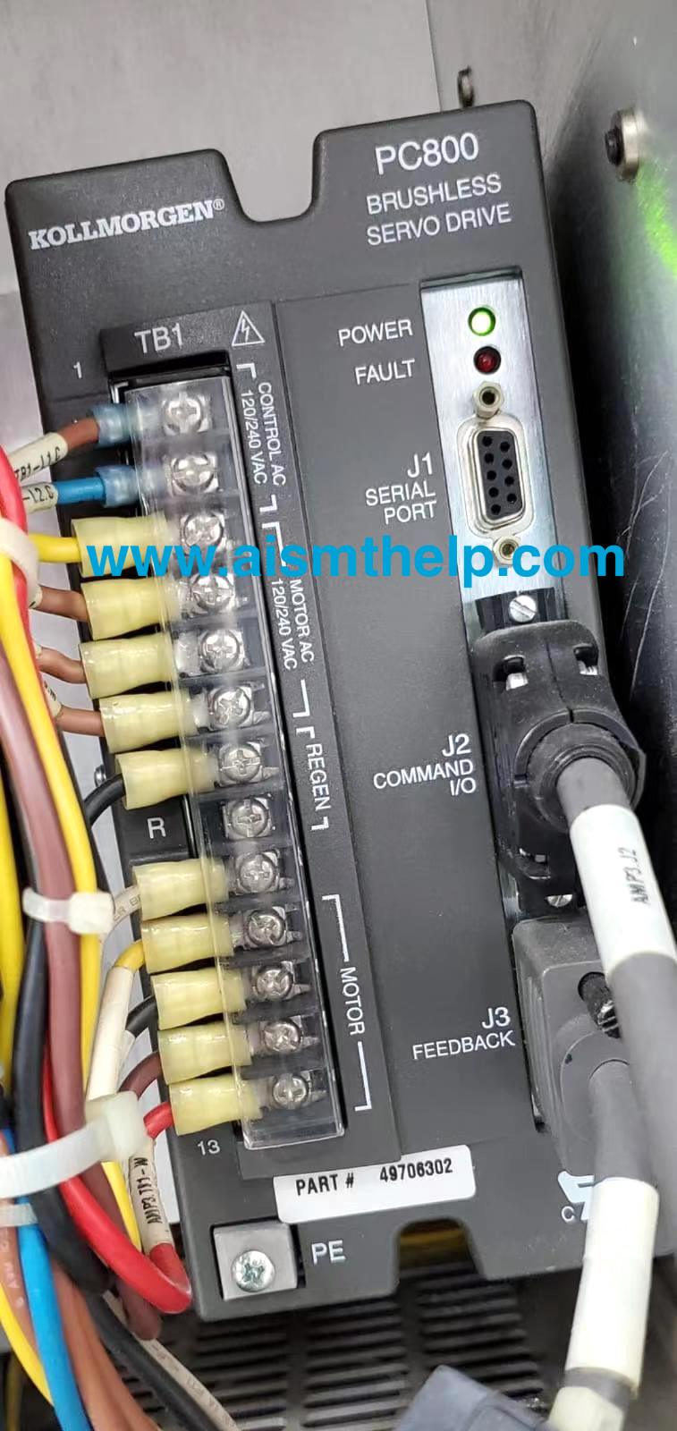 UNIVERSAL DRIVER 49706202 49706302 PACIFIC SCIENTIFIC PC800 BRUSHLESS SERVO DRIVE UIC