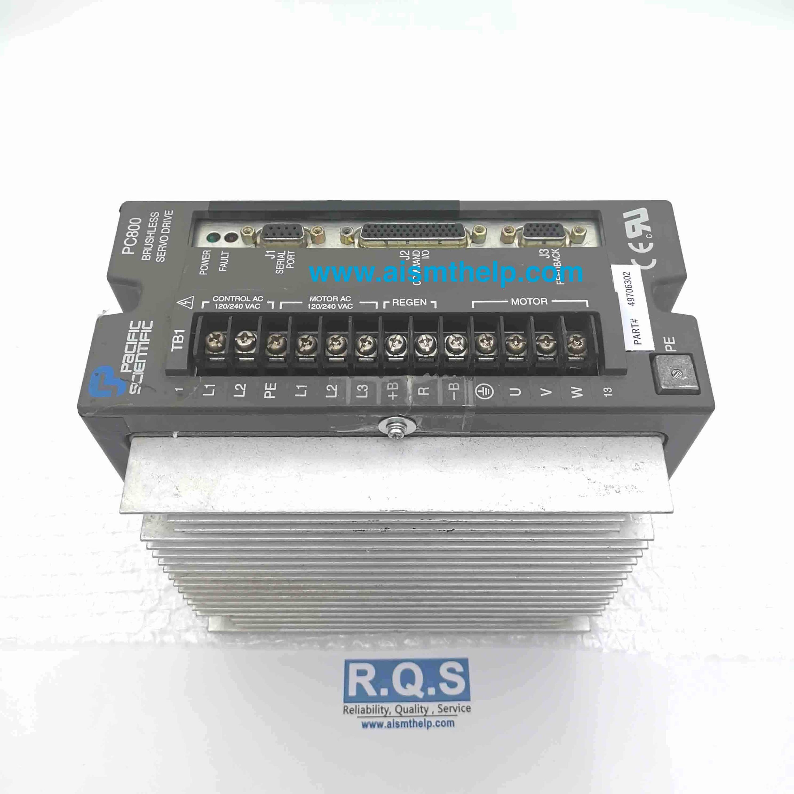 UNIVERSAL DRIVER 49706202 49706302 PACIFIC SCIENTIFIC PC800 BRUSHLESS SERVO DRIVE UIC