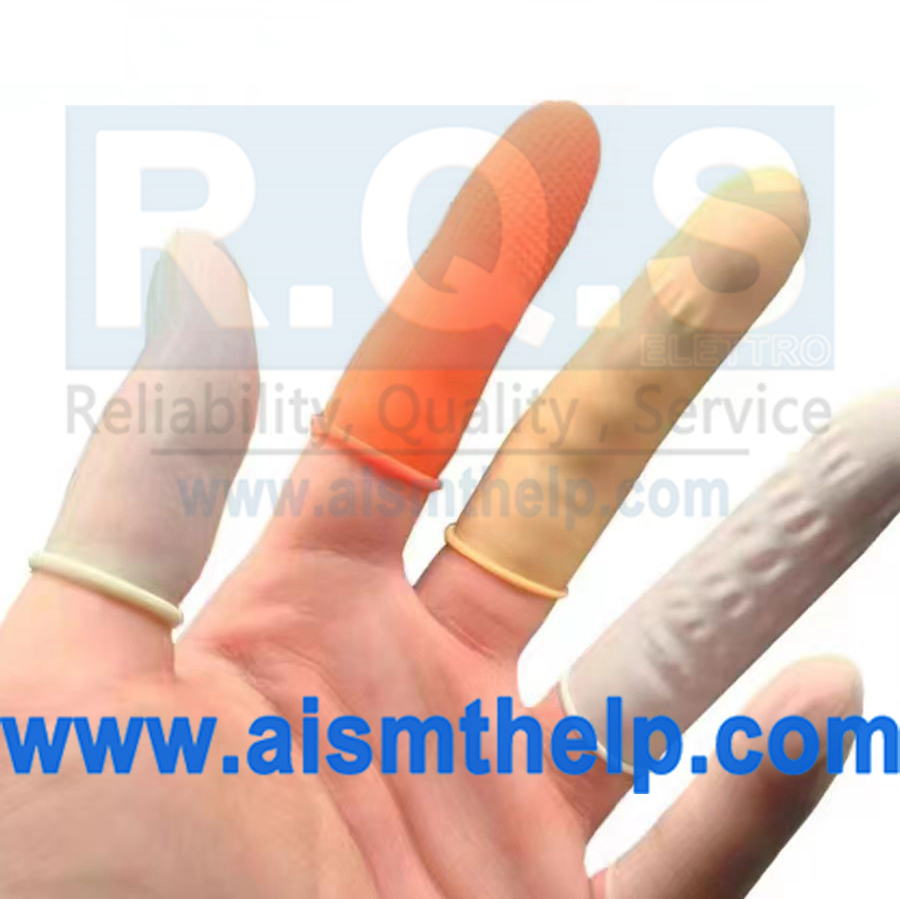 ESD Finger sleeve latex,ESD Rubber finger tips,anti-static, anti-skid, wear-resistant, thickened, dust-free and powder-free, can be used in electronic industry, labor protection, beauty, nail enhancement, etc