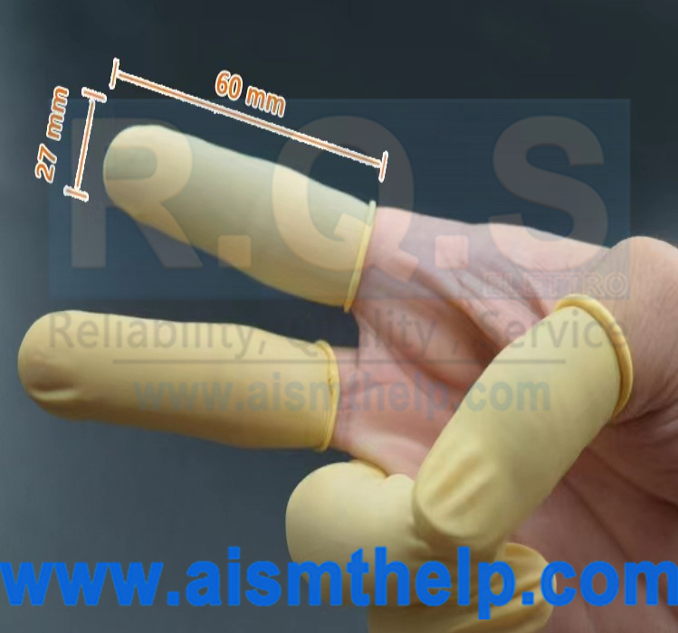 ESD Finger sleeve latex,ESD Rubber finger tips,anti-static, anti-skid, wear-resistant, thickened, dust-free and powder-free, can be used in electronic industry, labor protection, beauty, nail enhancement, etc